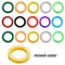 Color Key Sleeve Silicone Key Ring Identifier 7