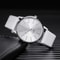 Men Leather Band Quartz Casual Wristwatch 9