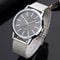 Men Leather Band Quartz Casual Wristwatch 6