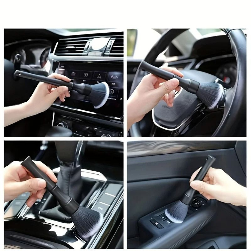 Car Interior Detailing Brush Soft Bristle Cleaning Tool 2
