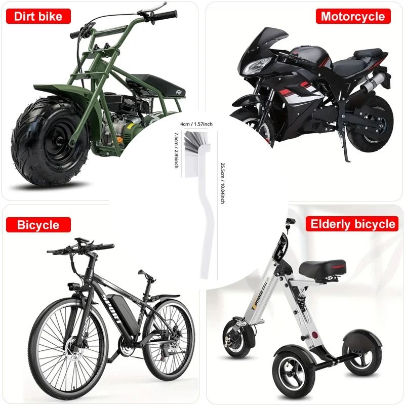 Japanese Sink And Motorcycle Cleaning Brush Long Handle Elbow Design 4