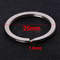 Stainless Steel Key Flat Rings For DIY Keychains 20 Pieces 2