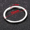 Stainless Steel Key Flat Rings For DIY Keychains 20 Pieces 6