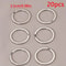 Stainless Steel Key Flat Rings For DIY Keychains 20 Pieces 7