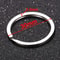 Stainless Steel Key Flat Rings For DIY Keychains 20 Pieces 8