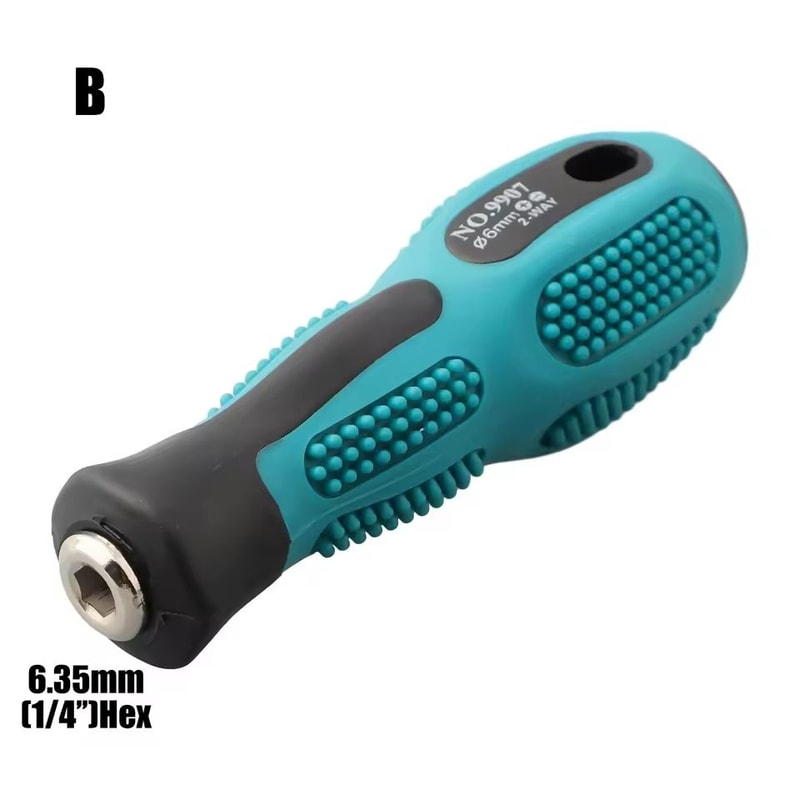 Screwdriver Handle With Multi Adapter 635mm 4mm 5mm 6