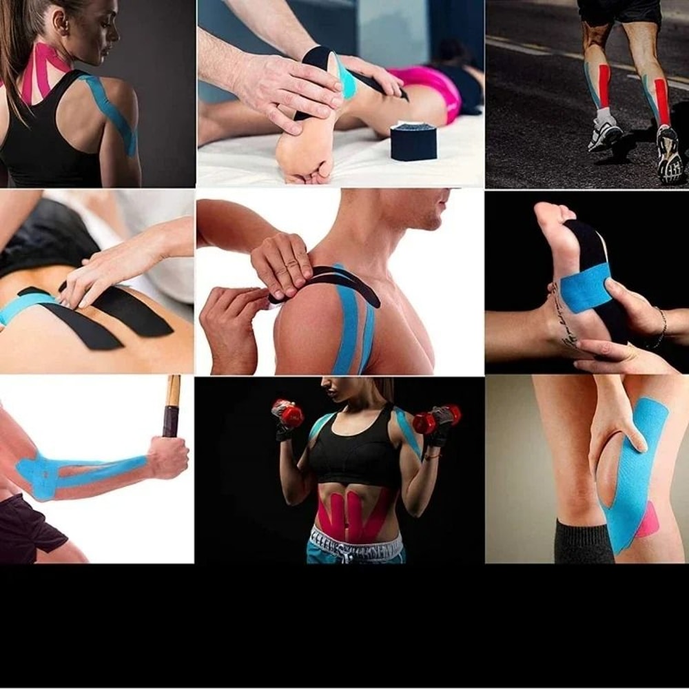 Sports Kinesio Tape Elastic Muscle Support Bandage For Pain Relief And Recovery 2