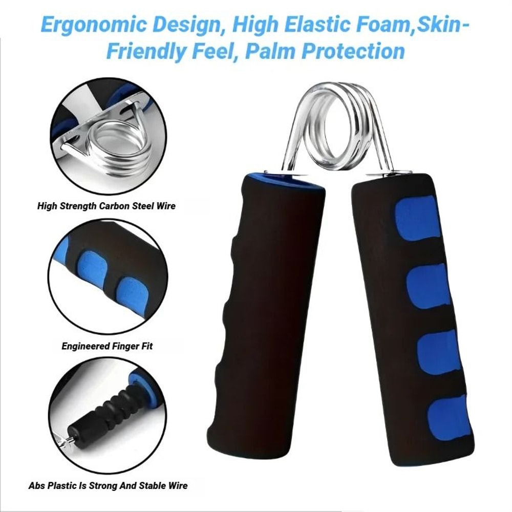 Hand Grip Finger Strength Trainer Power Exerciser Forearm Strengthener Carpal Expander 3