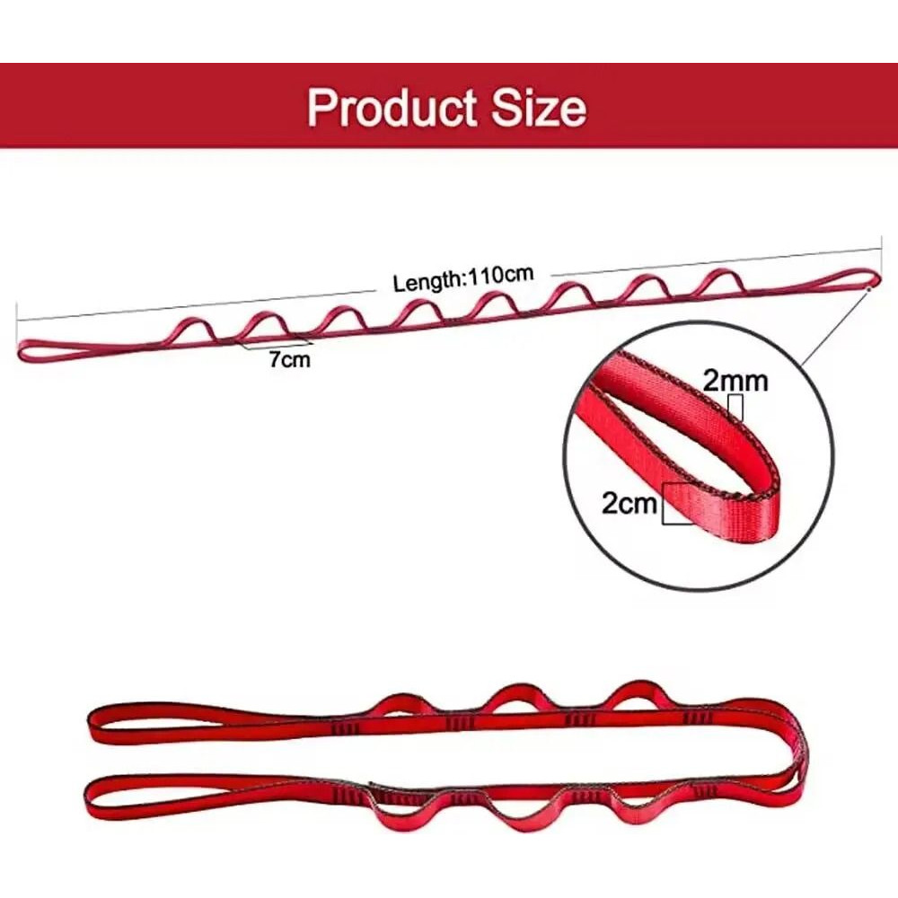 Yoga Fitness Belt Daisy Chain Extension Strap 1