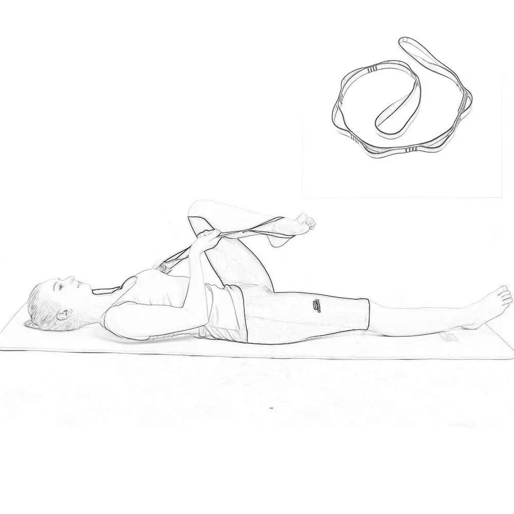 Yoga Fitness Belt Daisy Chain Extension Strap 3