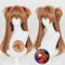 Long Orange Cosplay Wig With Heat Resistant Synthetic Fiber 7