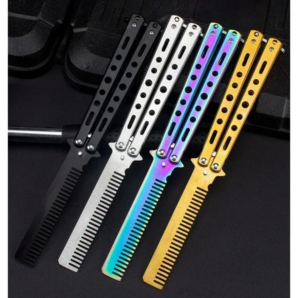 Foldable Butterfly Training Comb For Hair And Beard Styling 3