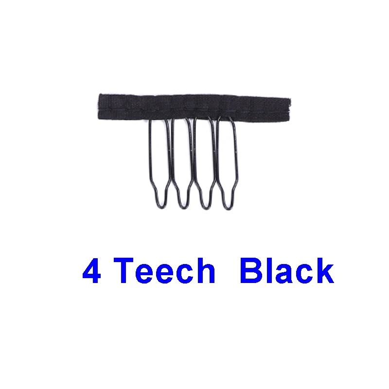 Wig Comb Clips With Stainless Steel Teeth For Hair Extensions 10