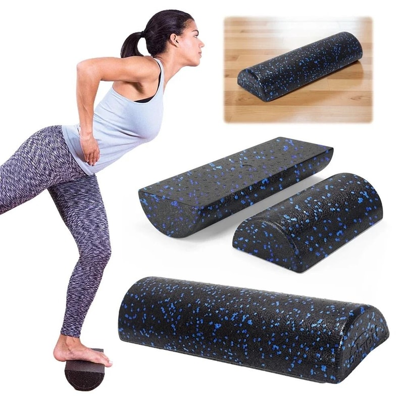 Half Round Balance Training Roller Block And Yoga Brick 2