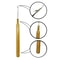Hair Extension Loop Needle Threader With Wooden Handle 6