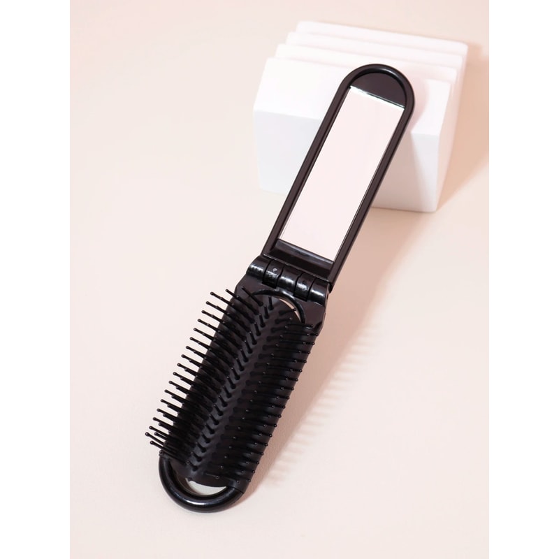 Portable Foldable Anti Static Massage Mirror Comb 1