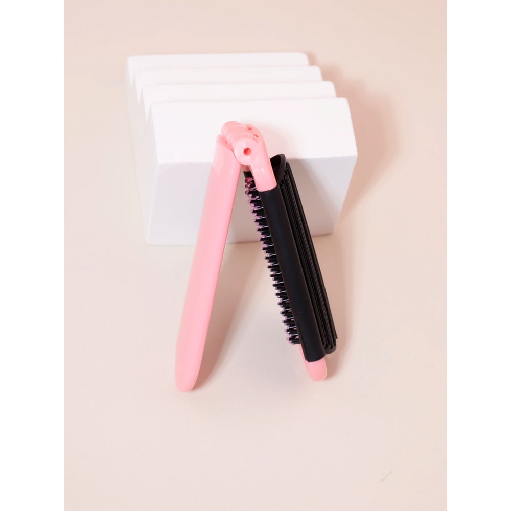 Portable Foldable Anti Static Massage Mirror Comb 3