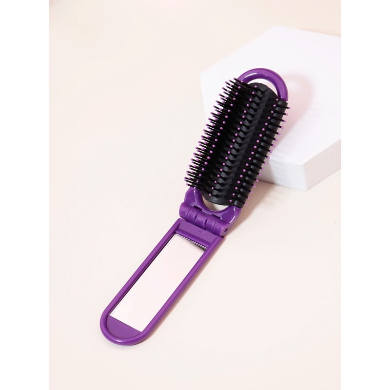 Portable Foldable Anti Static Massage Mirror Comb 7