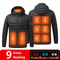 Heated Jacket For Men With 21 Heating Zones USB Winter Coat 12