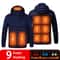 Heated Jacket For Men With 21 Heating Zones USB Winter Coat 13
