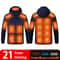 Heated Jacket For Men With 21 Heating Zones USB Winter Coat 15