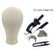 Canvas Block Head Kit For Wig Styling And Display 17
