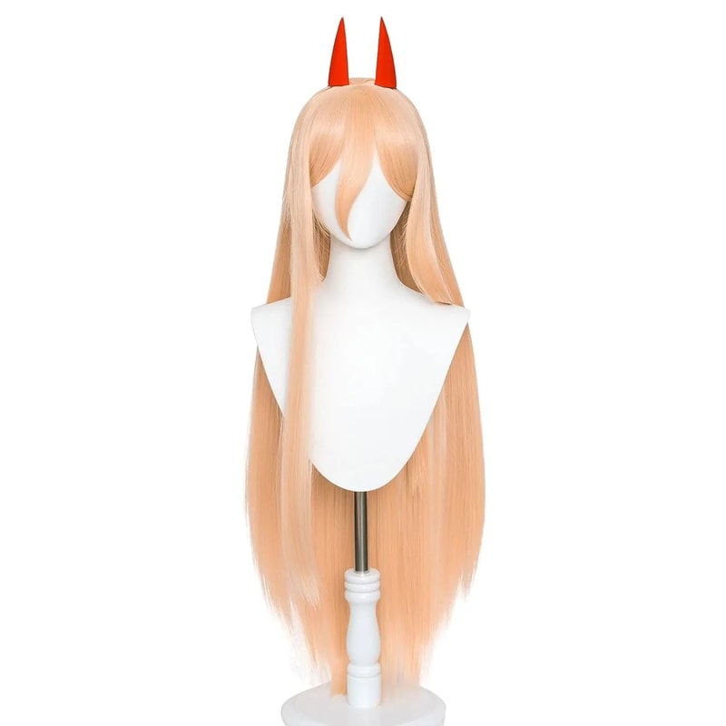 Angel Devil Orange Brown Cosplay Wig 20