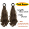 Long Wavy Synthetic Ponytail Hairpiece 9