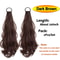 Long Wavy Synthetic Ponytail Hairpiece 12