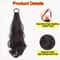 Long Wavy Synthetic Ponytail Hairpiece 1
