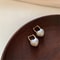 Pearl Heart Shaped Hoop Earrings For Women 8