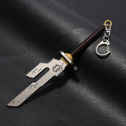 anime weapon model pendant keychain