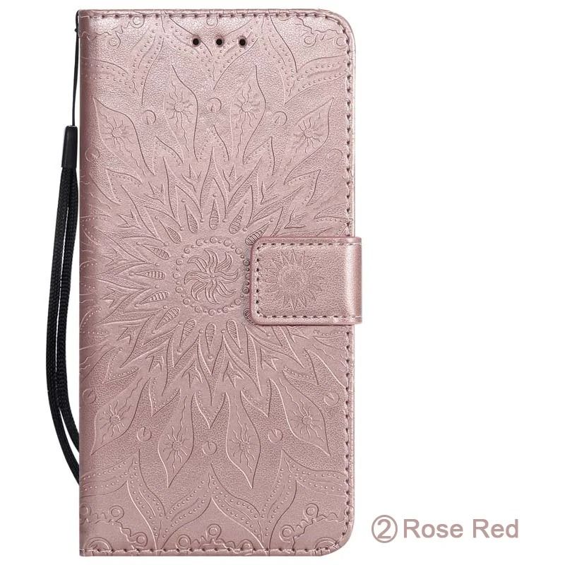 Leather Flip Wallet Phone Case With Card Holder 22