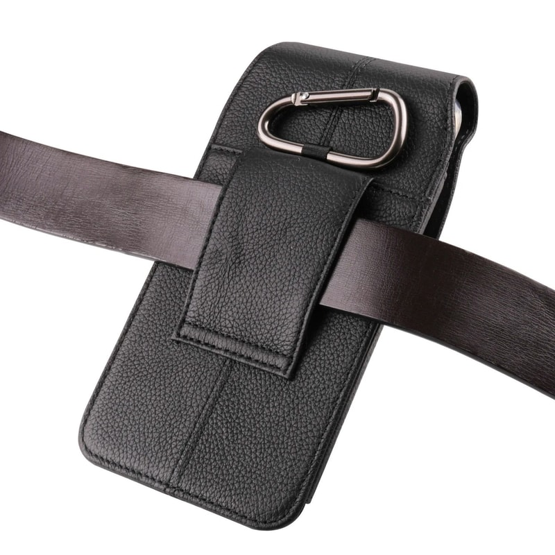 Genuine Cowhide Leather Phone Waist Pouch 4
