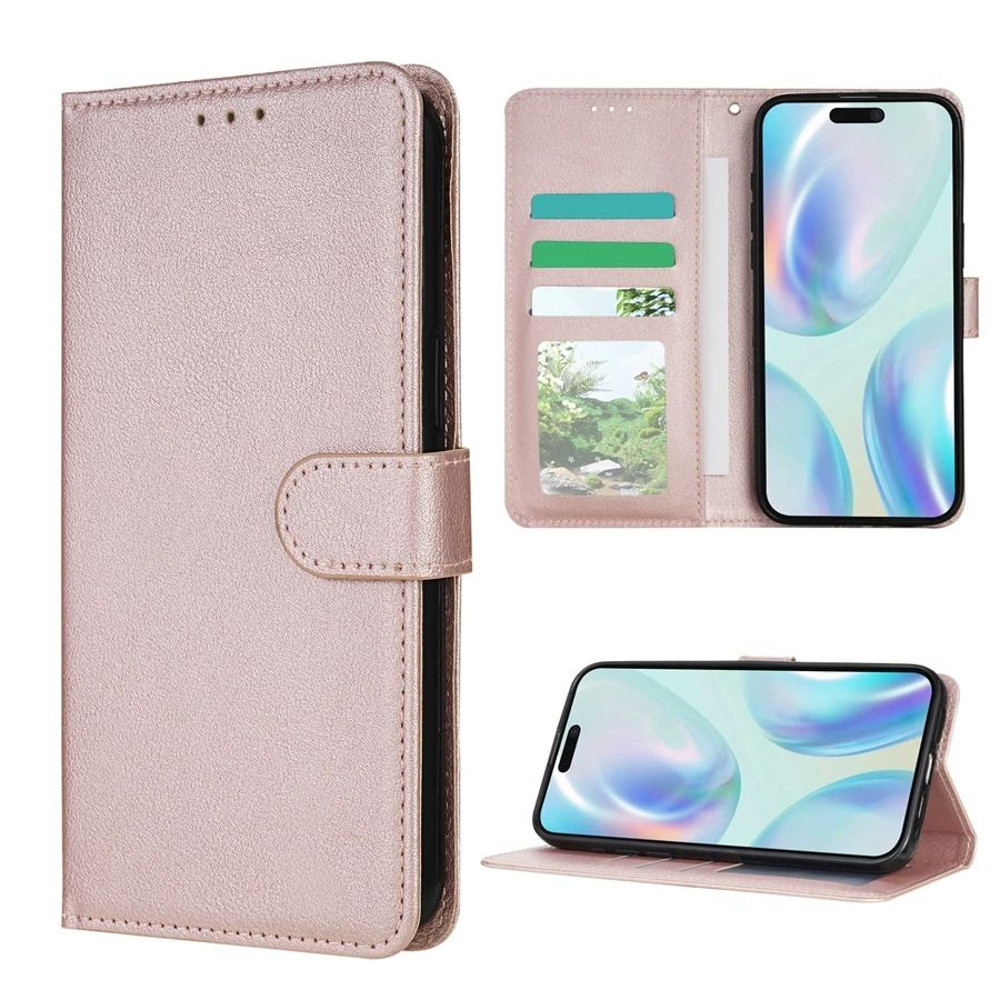 Magnetic Flip Wallet Leather Phone Case With Card Slots 9