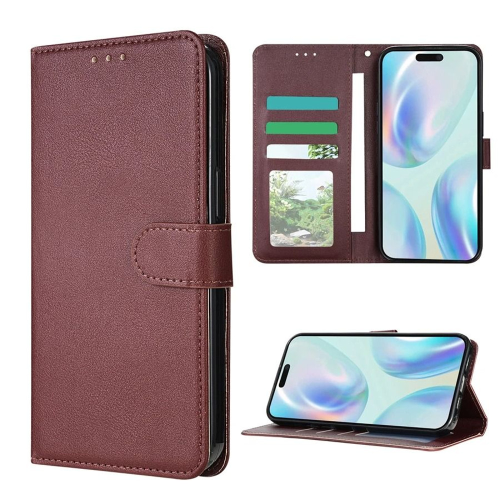 Magnetic Flip Wallet Leather Phone Case With Card Slots 10
