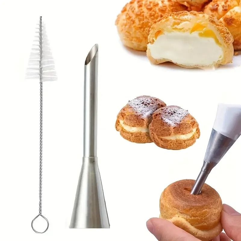 Stainless Steel Puff Pastry Piping Nozzle Set 8
