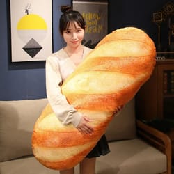 french bread plush pillow
