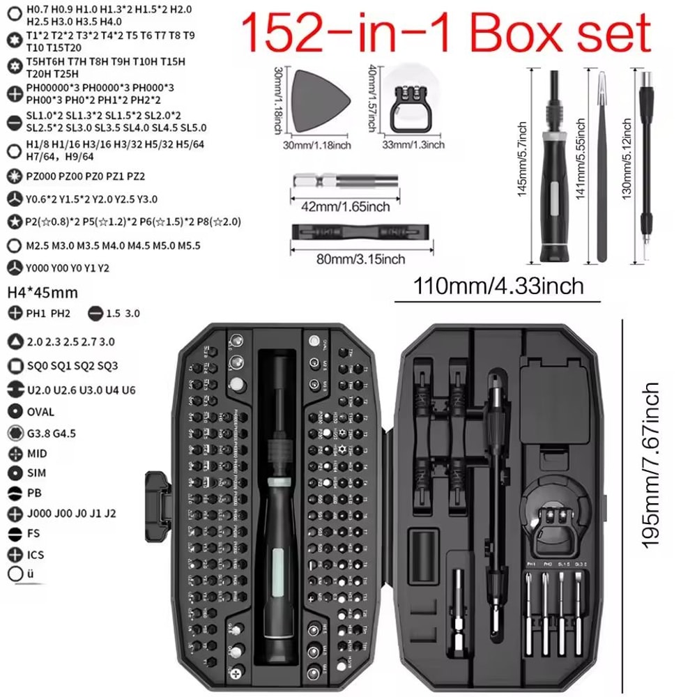 Precision Screwdriver Set Professional Repair Kit For Electronics Laptops Phones And Small Devices 5