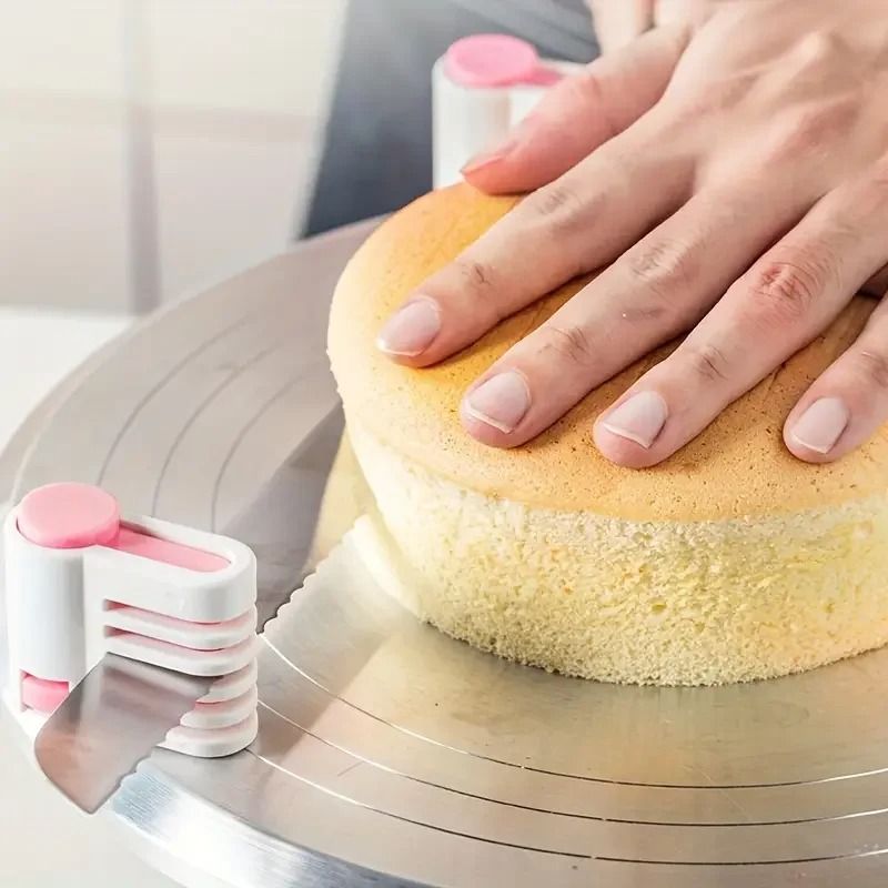 Professional Adjustable Cake Slicer 5Layer Leveler For Even Cake Cutting 4