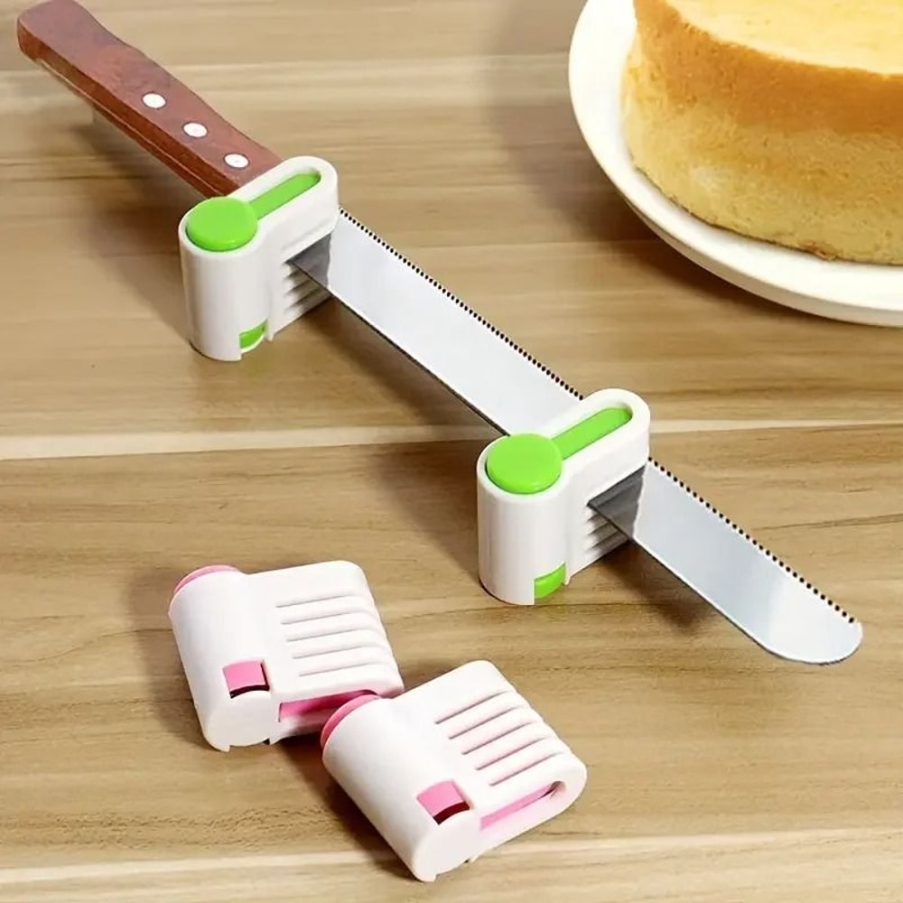 Professional Adjustable Cake Slicer 5Layer Leveler For Even Cake Cutting 6
