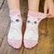 Womens Cartoon Cat Ankle Socks Breathable Everyday Comfort Set 5 Or 10 Pairs 3