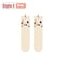 Cartoon Cat Egg Cozy Mid Calf Socks 11