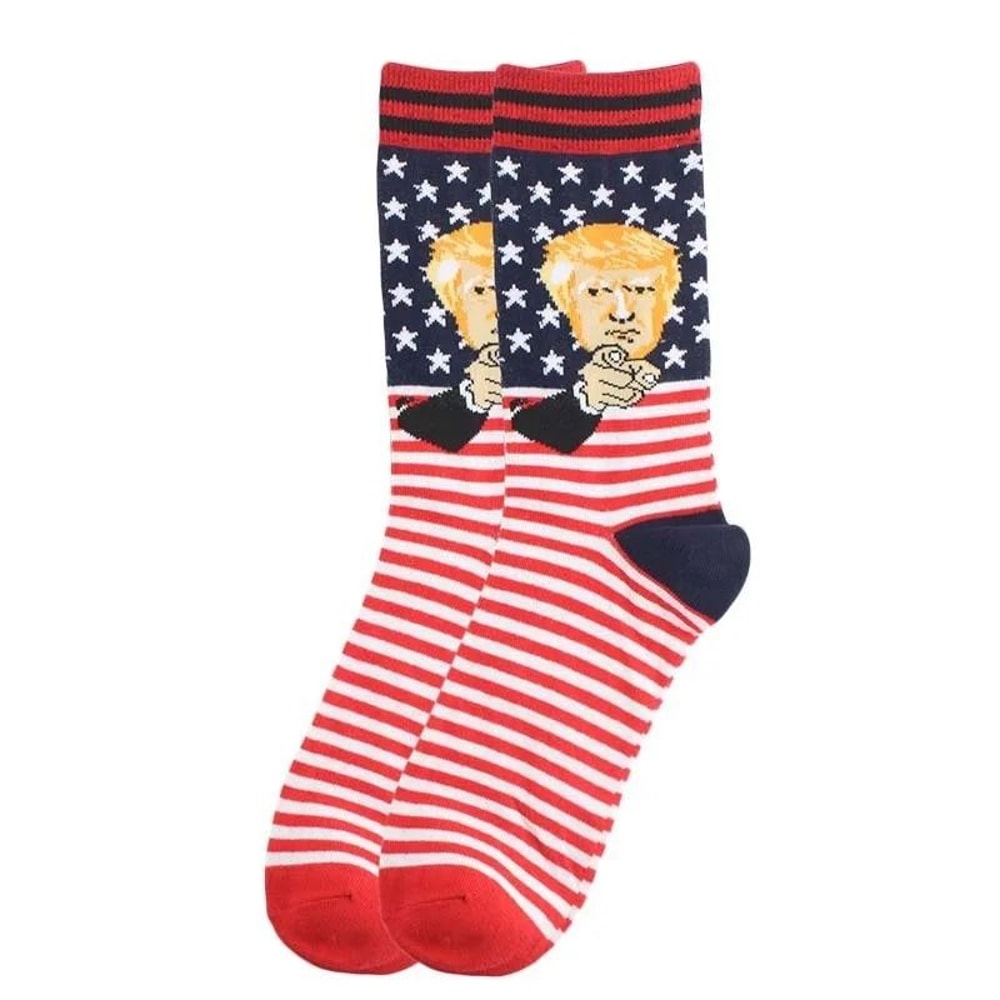 Funny Presidential 3D Hair Socks 13