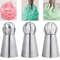 3 Piece Stainless Steel Pastry Icing Nozzles Set 0