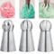3 Piece Stainless Steel Pastry Icing Nozzles Set 0