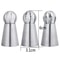 3 Piece Stainless Steel Pastry Icing Nozzles Set 5