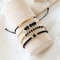 4 Piece Black Glass Stone Bracelet Set 2