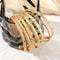 7 Piece Gold Tone Punk Bracelet Set For Women 1