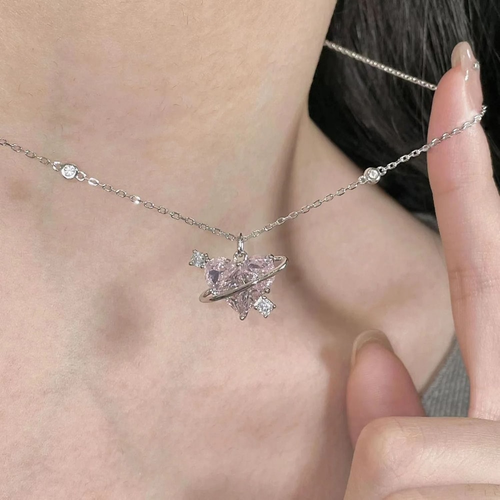 Heart Frequency Clavicle Necklace 2